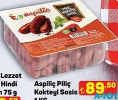 ASPİLİÇ PİLİÇ KOKTEYL SOSİS 1 KG
